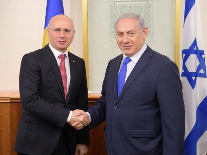 PM Netanyahu with Moldavian PM Filip